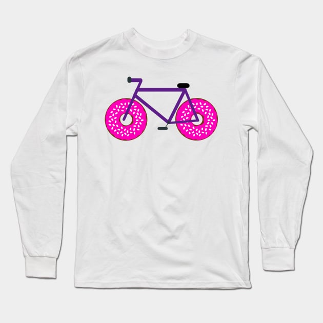 Donut Cycle Long Sleeve T-Shirt by L'Appel du Vide Designs by Danielle Canonico